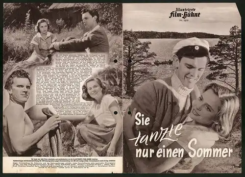 Filmprogramm IFB Nr. 1619, Sie tanzte nur einen Sommer, Folke Sundquist, Ulla Jacobsson, Regie: Arne Mattsson