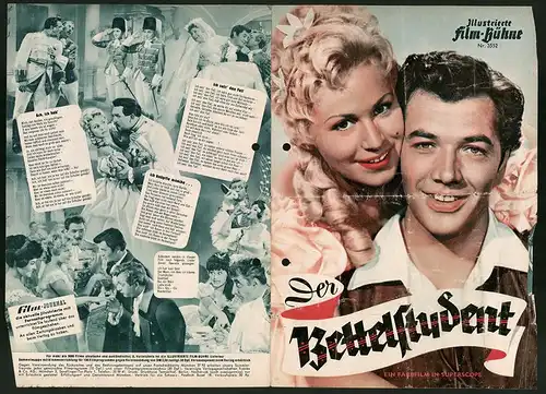 Filmprogramm IFB Nr. 3552, Der Bettelstudent, Gerhard Riedmann, Waltraut Haas, Regie: Werner Jacobs