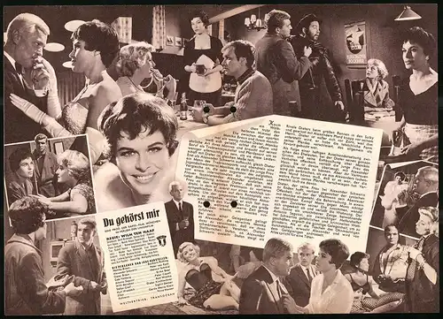 Filmprogramm IFB Nr. 4658, Du gehörst mir, Peter van Eyck, Barbara Rütting, Regie: Wilm Ten Haaf