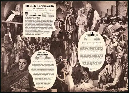 Filmprogramm IFB Nr. 2699, Boccaccio`s Liebesnächte, Joan Fontaine, Louis Jourdan, Regie: Hugo Fregonese