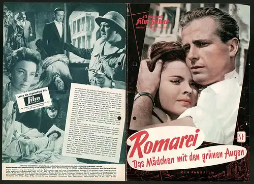 Filmprogramm IFB Nr. 4622, Romarei - Das Mädchen mit den grünen Augen, Carola v. Kayser, Joachim Hansen, Regie: H. Reinl