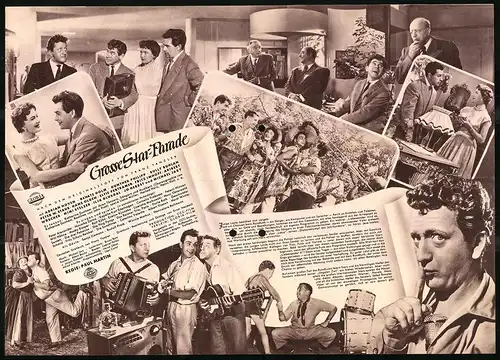Filmprogramm IFB Nr. 2493, Grosse Star-Parade, Adrian Hoven, Renate Holm, Regie: Paul Martin