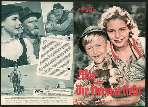 Filmprogramm IFB Nr. 3699, Wer die Heimat liebt, Hermann Erhardt, Christl Erber, Regie: Alfred Solm