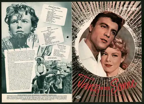Filmprogramm IFB Nr. 2525, Tanz in der Sonne, Cécile Aubry, Franco Andrei, Regie: Geza von Cziffra