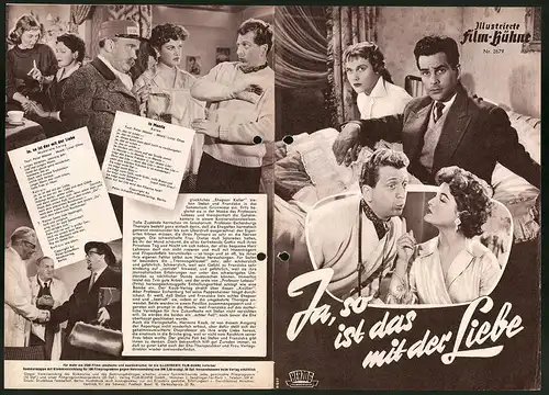 Filmprogramm IFB Nr. 2679, Ja, so ist das mit der Liebe, Adrian Hoven, Margit Saad, Regie: Franz Antel