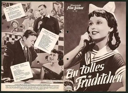 Filmprogramm IFB Nr. 2107, Ein tolles Früchtchen, Ingrid Pan, Hans Holt, Regie: Franz Antel