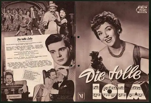 Filmprogramm DNF, Die tolle Lola, Herta Staal, Wolf Albach-Retty, Regie: Hans Deppe