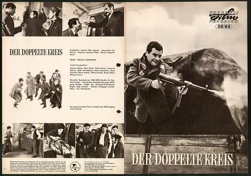 Filmprogramm PFP Nr. 58 /64, Der doppelte Kreis, Severin Bijelic, Bert Sotlar, Regie: Nikola Tanhofer