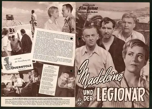 Filmprogramm IFB Nr. 4120, Madeleine und der Legionär, Hildegard Knef, Bernhard Wicki, Regie: Wolfgang Staudte