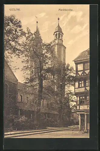 AK Goslar am Harz, Marktkirche