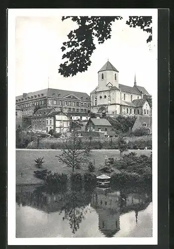 AK Mönchengladbach, Münster mit Geroweiher