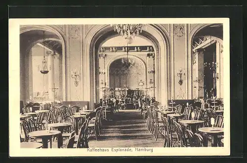 AK Hamburg-Neustadt, Cafe Esplanade