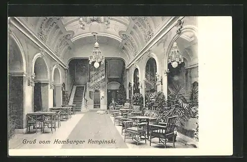 AK Hamburg-Neustadt, Hotel Kempinski, Voyer