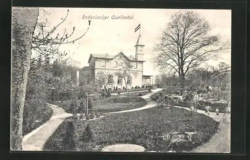 AK Hamburg-Bergstedt, Gasthaus Rodenbecker Quellenthal