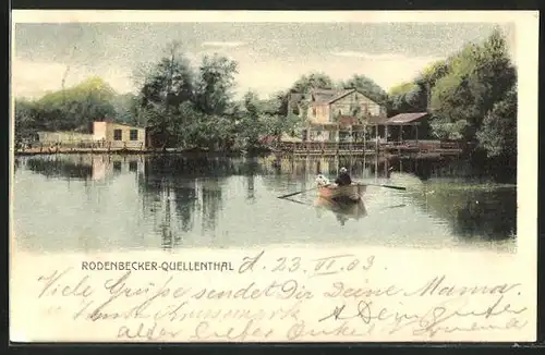 AK Hamburg-Bergstedt, Hotel Rodenbecker Quellenthal