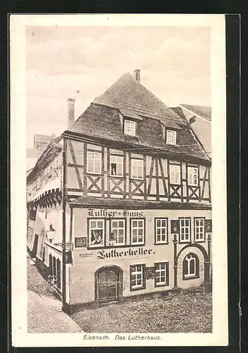 AK Eisenach, Lutherhaus mit Lutherkeller