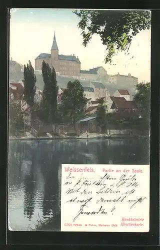 AK Weissenfels, Partie an der Saale