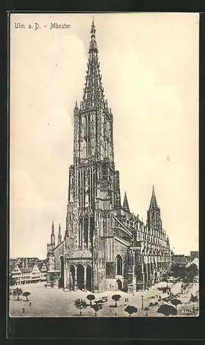 AK Ulm /Donau, Kirche Münster