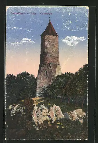 AK Geislingen / Steige, Oedenturm