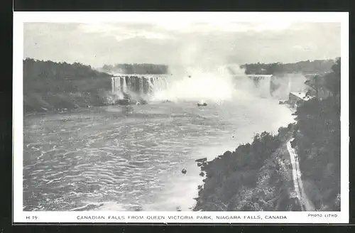 AK Canada, Niagara Falls, Candian Falls from Queen Victoria Park