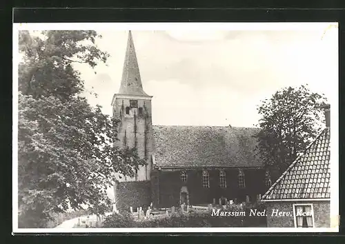 AK Marssum, Ned. Herv. Kerk, Ansicht der Kirche
