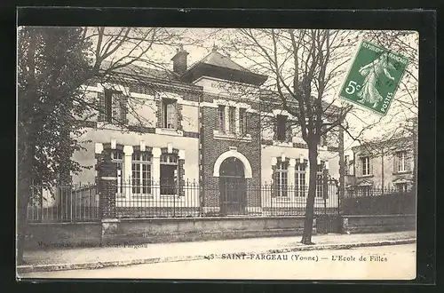 AK Saint-Fargeau, l'Ecole de Filles