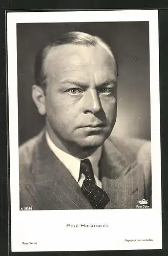 AK Schauspieler Paul Hartmann