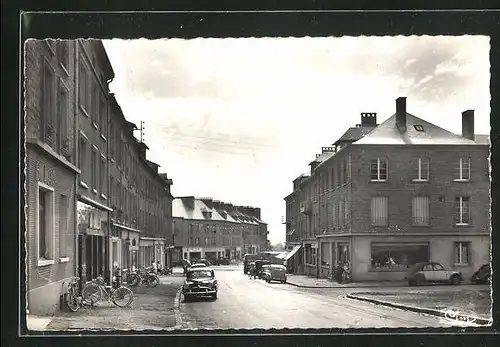 AK Carignan, Rue Hablot, Strassenansicht