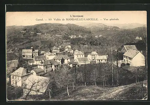 AK Vallée de Mandailles-Lascelle, Vue générale