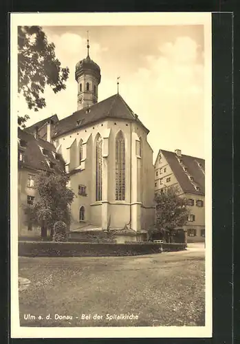 AK Ulm a. d. Donau, Bei der Spitalkirche