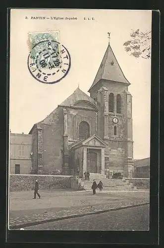 AK Pantin, L`Eglise, Ansicht der Kirche