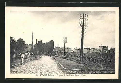 AK Stains, Avenue de la Gare, Rue du Fort