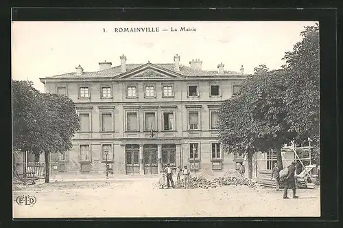 AK Romainville, La Mairie