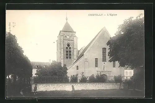 AK Chevilly, L`Eglise, Ansicht der Kirche