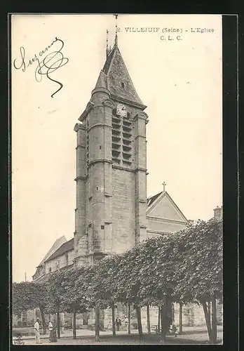 AK Villejuif, L`Eglise, Ansicht der Kirche