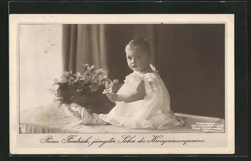 AK Prinz Friedrich, Jüngster Sohn des Kronprinzenpaares