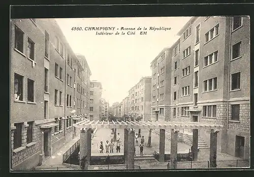 AK Champigny, Avenue de la République, Ortspartie