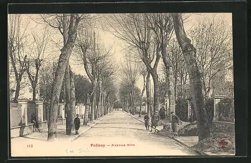 AK Palissy, Avenue Gille, Blick in die Strasse