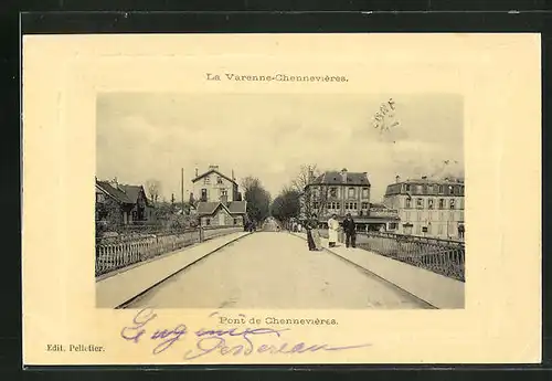 AK La Varenne-Chennevières, Pont Chennevières, Strassenpartie