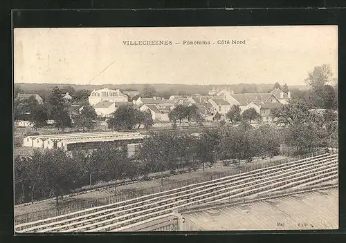 AK Villecresnes, Panorama-Cote Nord