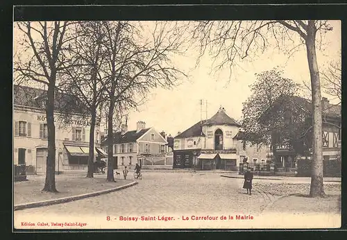 AK Boissy-Saint-Lèger, Le Carrefour de la Mairie