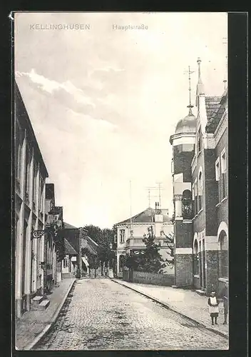 AK Kellinghusen, Blick in die Hauptstrasse
