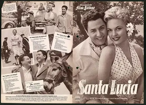 Filmprogramm IFB Nr. 3314, Santa Lucia, Vico Torriani, Eva Kerbler, Peer Schmidt, Regie: Werner Jacobs