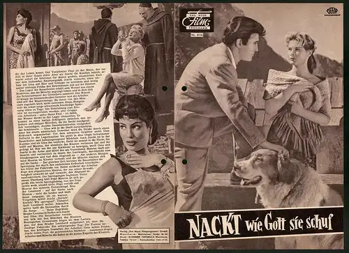 Filmprogramm DNF Nr. 4116, Nackt wie Gott sie schuf, Marisa Allasio, Rik Battaglia, Regie: Hanns Schott-Schöbinger