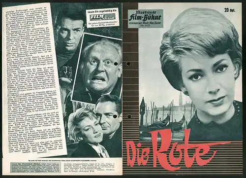 Filmprogramm IFB Nr. 6125, Die Rote, Ruth Leuwerik, Rossano Brazzi, Regie: Helmut Käutner