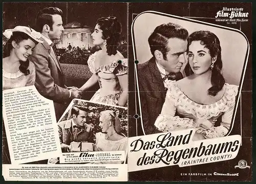 Filmprogramm IFB Nr. 4498, Das Land des Regenbaums, Montgomery Clift, Elizabeth Taylor, Regie: Edward Dmytryk