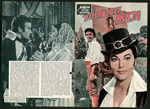 Filmprogramm DNF Nr. 4388, Die nackte Maja, Ava Gardner, Anthony Franciosa, Regie: Henry Koster