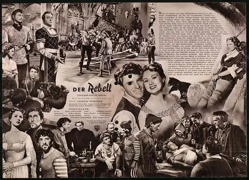 Filmprogramm IFB Nr. 1088, Der Rebell, Burt Lancaster, Virginia Mayo, Regie: Jacques Tourneur