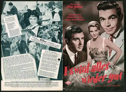 Filmprogramm IFB Nr. 3965, Es wird alles wieder gut, Johanna Matz, Paul Hartmann, Regie: Geza von Bolvary