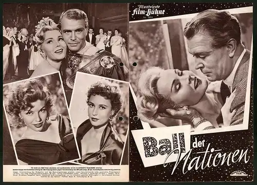 Filmprogramm IFB Nr. 2644, Ball der Nationen, Zsa Zsa Gabor, Gustav Fröhlich, Regie: Karl Ritter